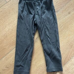 H&M Charcoal Kids ribbed Leggings